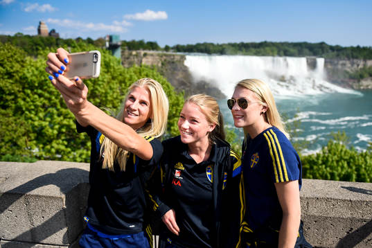 Sveriges Sofia Jakobsson, Jenny Hjohlman Mimmi Löfwenius