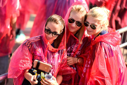 Sveriges Kosovare Asllani, Emma Lund och Mimmi Löfwenius