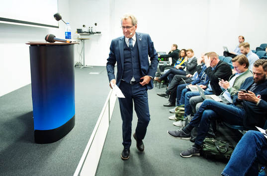 Sveriges förbundskapten Erik Hamrén