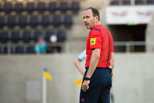 Matchens domare Jonas Eriksson