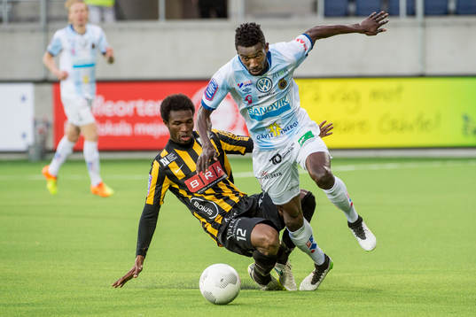 Häckens Mohammed Abubakari och Gefles Dioh Williams