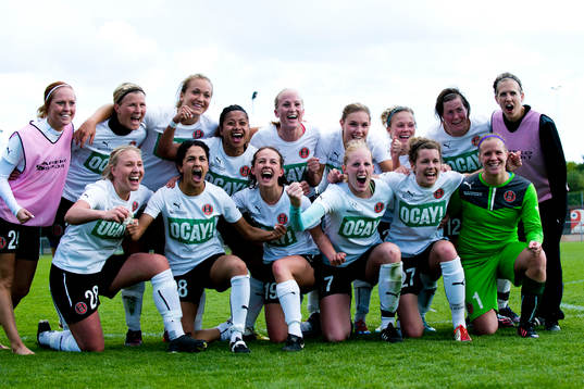 Hittarps spelare jublar