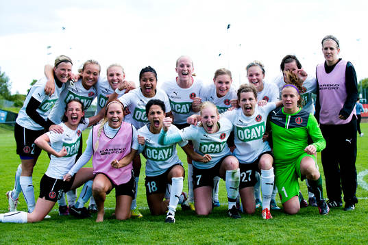Hittarps spelare jublar