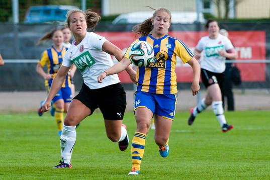 Eskilsminnes Matilda Eriksson och Hittarps Maroelle Karlsson