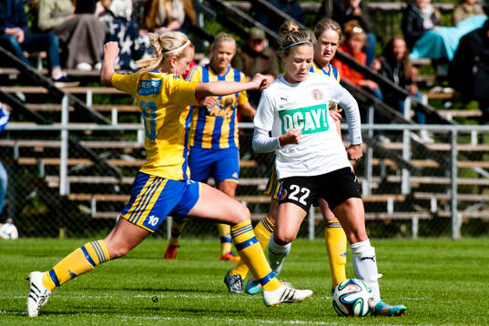 Eskilsminnes Maja Ahlm och Hittarps Mathilda Härner