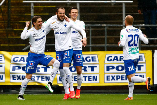 Norrköpings Emir Kujovic jublar