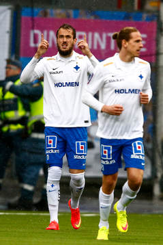 Norrköpings Emir Kujovic jublar
