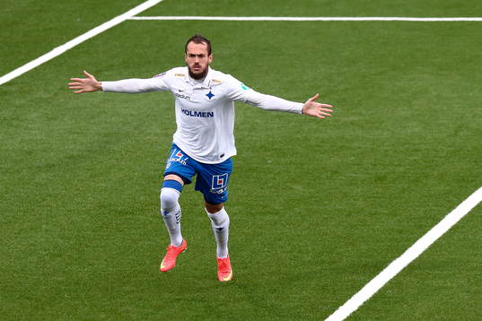 Norrköpings Emir Kujovic jublar