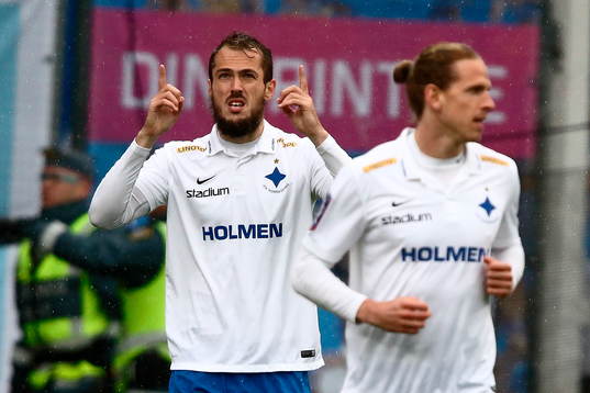 Norrköpings Emir Kujovic jublar