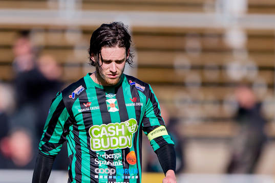 Varbergs Robin Tranberg deppar