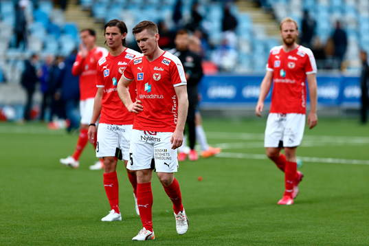Kalmars Marcus Antonsson och Viktor Agardius  deppar