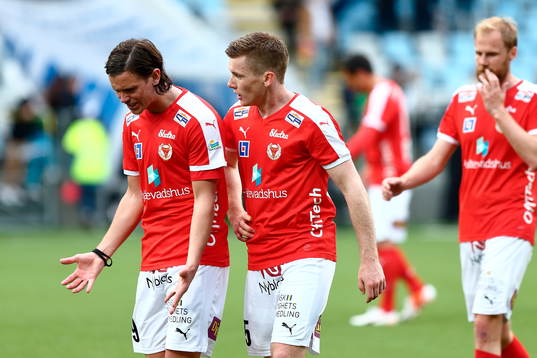 Kalmars Marcus Antonsson och Viktor Agardius  deppar