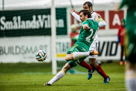 Ljungskiles Aleksandar Kitic skjuter förbi Östersunds