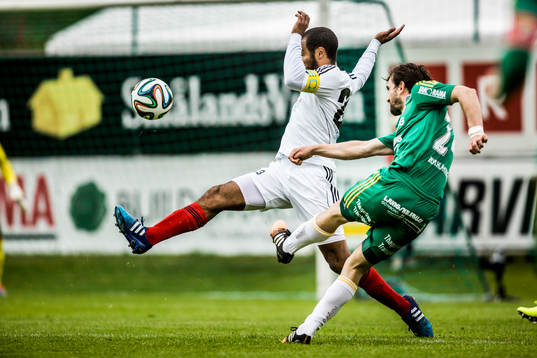 Ljungskiles Aleksandar Kitic skjuter förbi Östersunds
