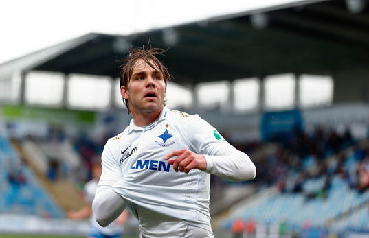 Norrköpings Christoffer Nyman jublar