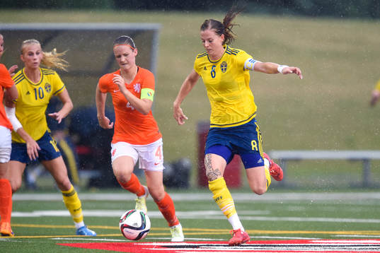 Sveriges Sofia Jakobsson, Nederländernas Mandy van der