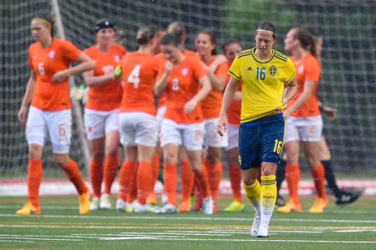 Sveriges Lina Nilsson deppar
