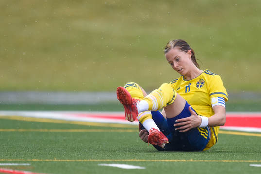 Sveriges Lotta Schelin deppar