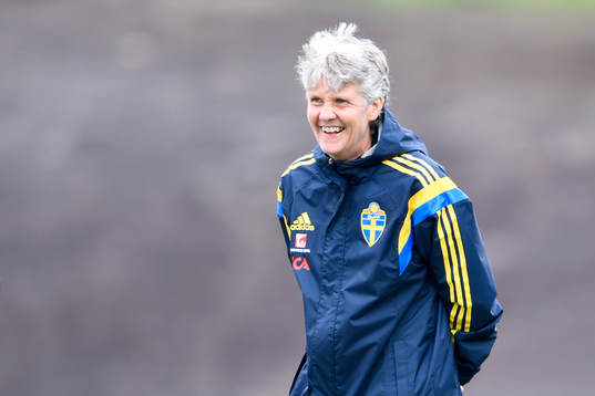 Sveriges förbundskapten Pia Sundhage