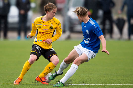 Elfsborg Jonas Ganning och Trelleborgs Jonathan Bergeling