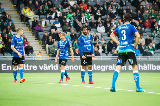 Halmstads Viktor Ljung, Christoffer Andersson, Mohammed Ali