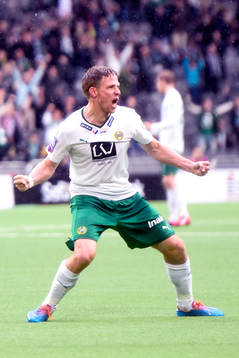 Hammarbys Jan Gunnar Solli jublar