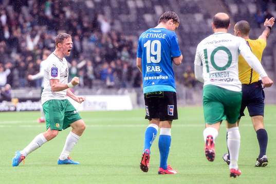 Hammarbys Jan Gunnar Solli jublar