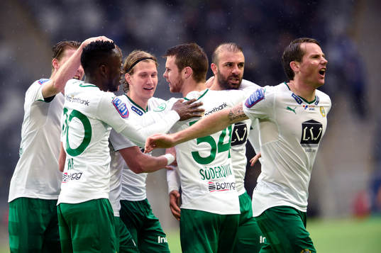 Hammarbys Jan Gunnar Solli jublar