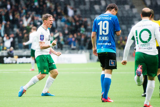 Hammarbys Jan Gunnar Solli jublar