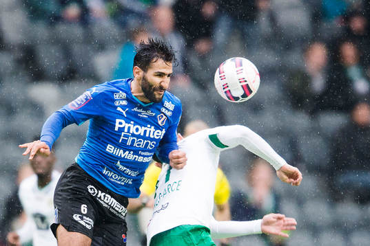Halmstads Mohammed Ali Khan i en nickduell