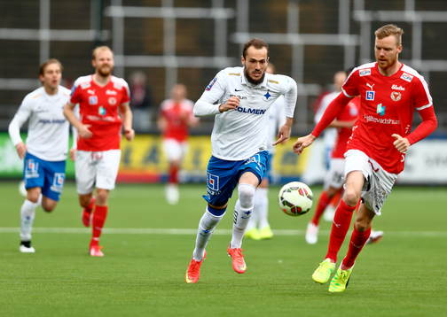 Norrköpings Emir Kujovic och Kalmars Marcus Nilsson, i