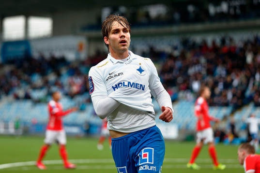 Norrköpings Christoffer Nyman jublar