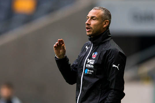 Helsingborgs manager Henrik Larsson