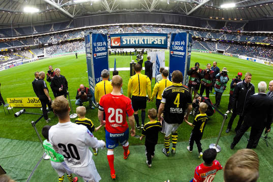 Bläddra bland fler bilder av Fotboll, Allsvenskan, AIK - Helsingborg
