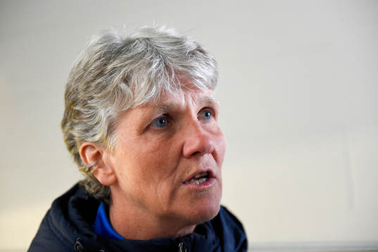 Sveriges Förbundskapten Pia Sundhage