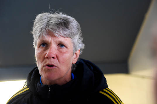 Sveriges Förbundskapten Pia Sundhage