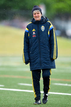 Sveriges Förbundskapten Pia Sundhage