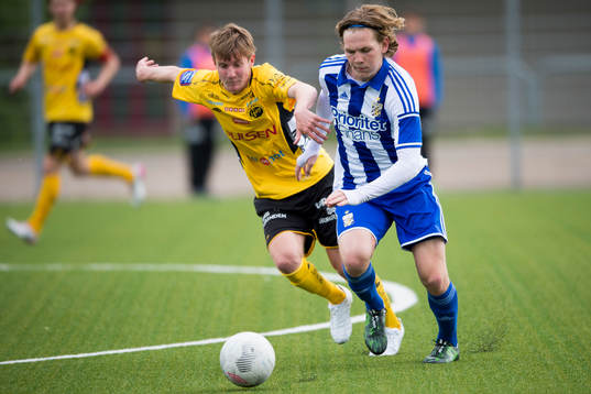 IFK Göteborgs Jakob Sellhed och Elfsborgs Johan Andersson