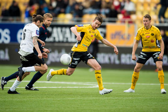 Elfsborgs Marcus Rohdén och Örebros Daniel Nordmark