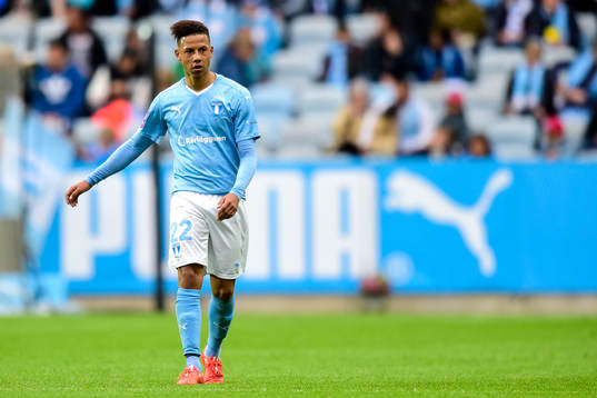 Malmö FFs Tobias Sana deppar