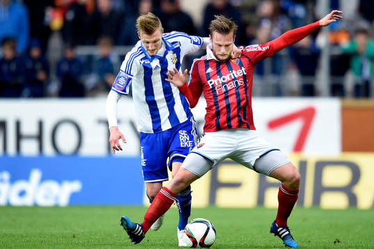 IFK Göteborgs Sebastian Eriksson och Djurgårdens