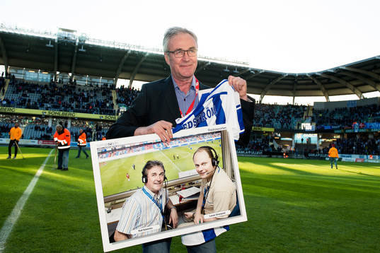 Radiosportens Ralf Edström tackas av