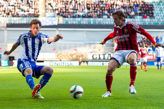 IFK Göteborgs Emil Salomonsson och Djurgårdens Jesper