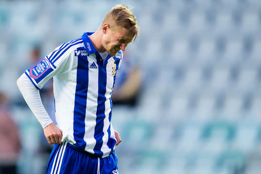 IFK Göteborgs Sebastian Eriksson deppar