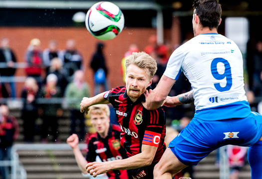 Brommapojkarnas Jacob Une Larsson och Värnamos Pär