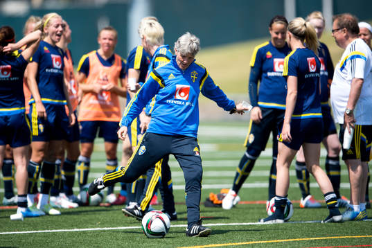 Sveriges förbundskapten Pia Sundhage