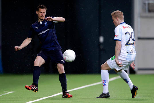 Malmö FFs Markus Rosenberg och Gefles Martin Rauschenberg