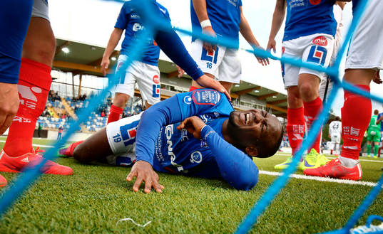 Åtvidabergs John Owoeri skadad