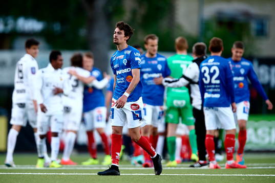 Åtvidabergs Ruben Lameiras deppar