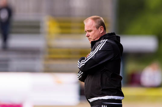 Sundsvalls tränare Roger Franzén deppar